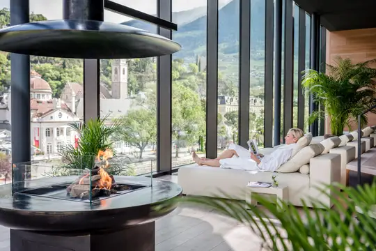 Ruheraum des Sky Spa