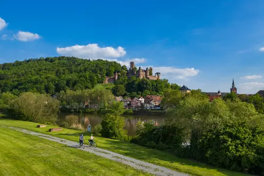 Wertheim – Blick auf die Burg von Kreuzwertheim aus